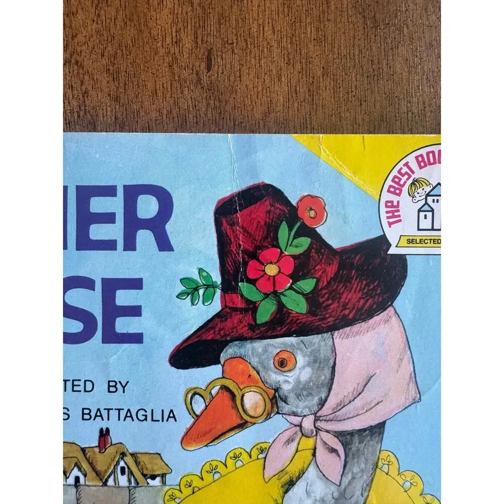Vintage 1970s Random House Children’s Book Lot Mother Goose Aesop